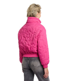 QUILTED CROPPED PUFFER JACKET