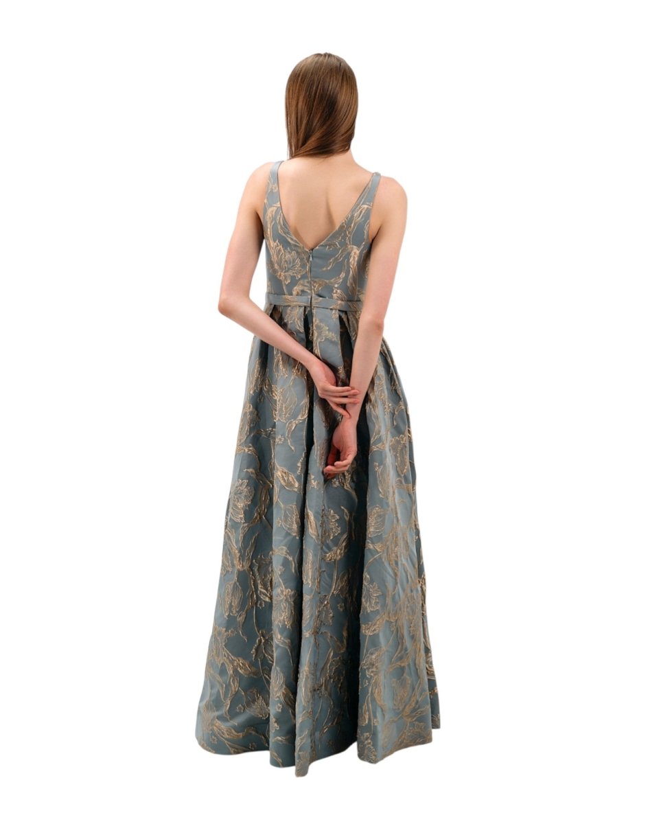 REGAL BROCADE BALLGOWN