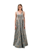 REGAL BROCADE BALLGOWN