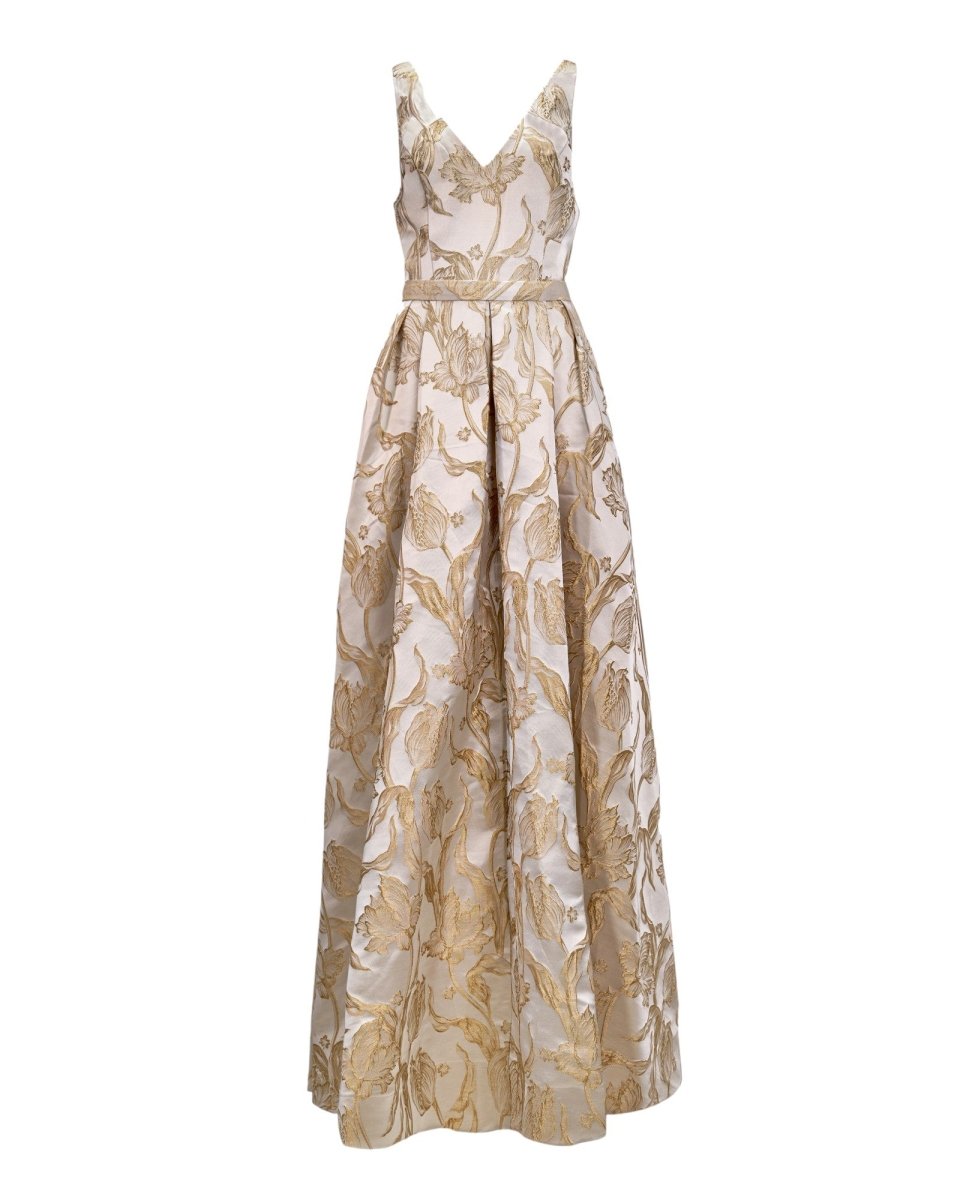 REGAL BROCADE BALLGOWN
