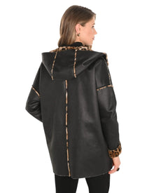 REVERSIBLE LEOPARD COAT