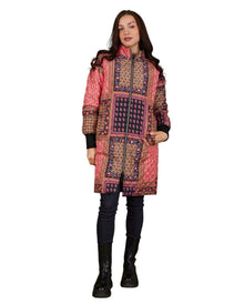 REVERSIBLE PATCHWORK QUILTED COAT