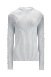 RIBBED HIGH - NECK SWEATER - Nakhle.Ets - Blouse