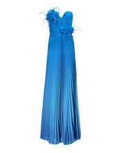 ROMANTIC PLEATED FLORAL GOWN