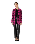 ROSE PRINT LONG JACKET