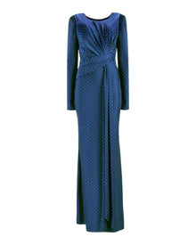 RUCH DRAPED MAXI DRESS
