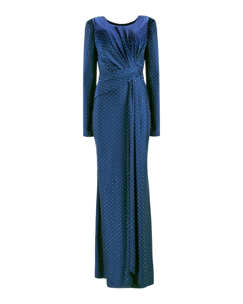 RUCH DRAPED MAXI DRESS