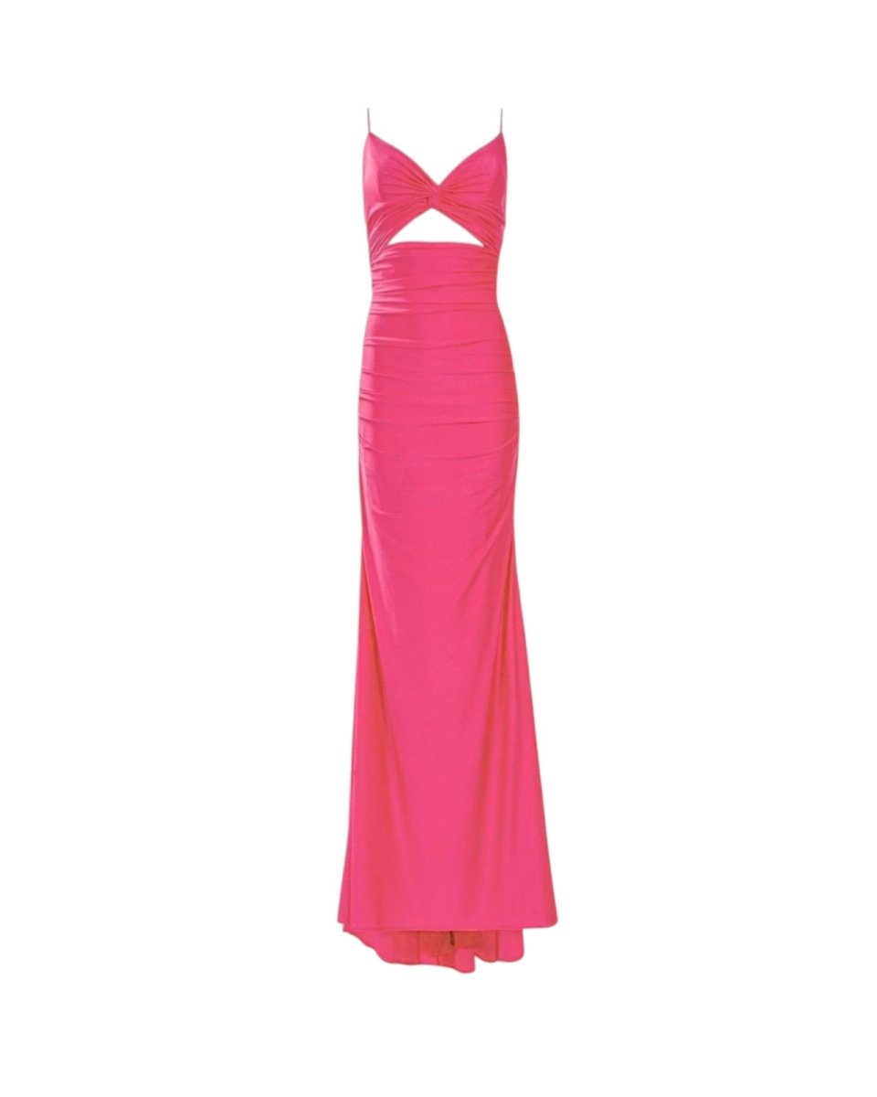 RUCHED CUTOUT GOWN