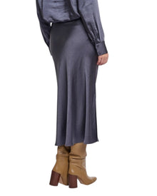 SATIN LONG SKIRT