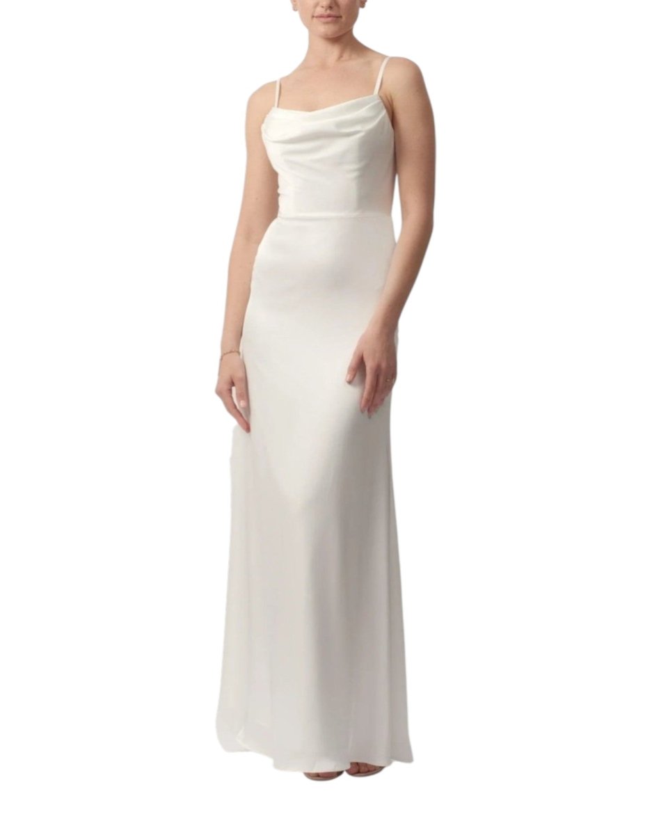 SATIN SLIP MAXI DRESS
