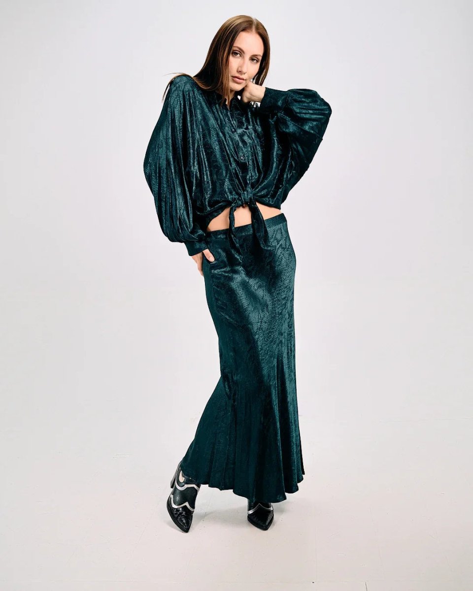 SATIN TWO-PIECE SET