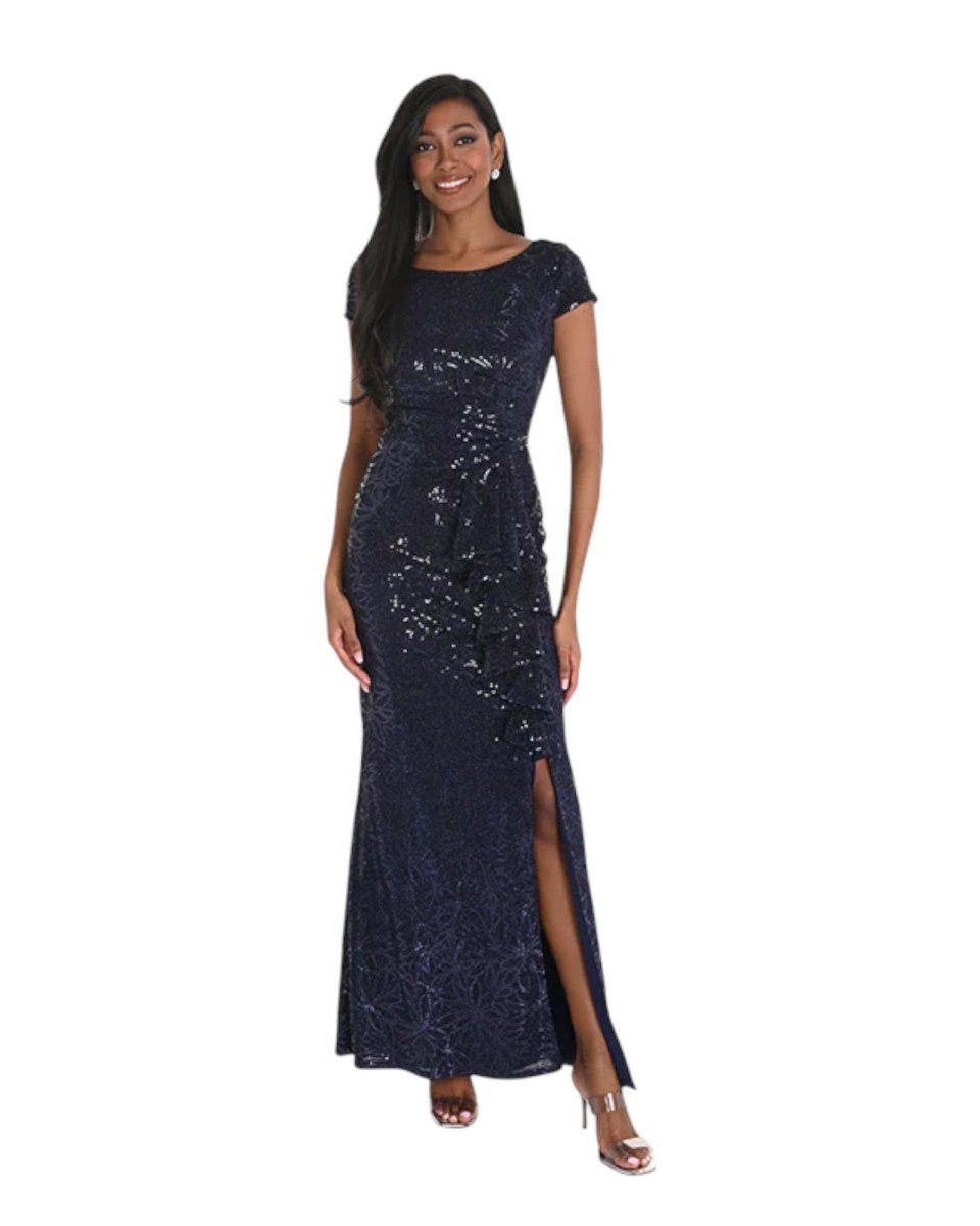 SEQUIN COLUMN GOWN - Nakhle.Ets - Dresses