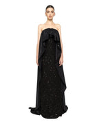 SEQUIN DRAPE GOWN - Nakhle.Ets - Dresses