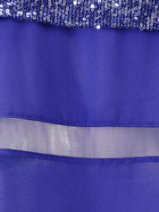 SEQUIN DRAPED CHIFFON BLOUSE - Nakhle.Ets - Blouse