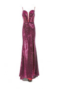 SEQUIN EVENING DRESS