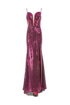 SEQUIN EVENING DRESS