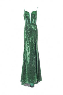 SEQUIN EVENING DRESS