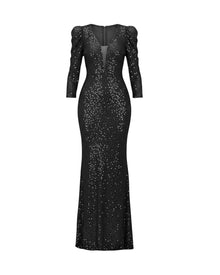 SEQUIN MERMAID EVENING GOWN