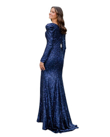 SEQUIN MERMAID EVENING GOWN