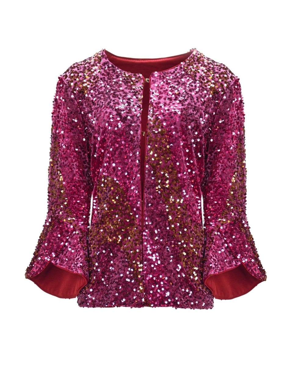 SEQUIN STATEMENT JACKET
