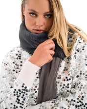 SEQUIN TURTLENECK SWEATER - Nakhle.Ets - Blouse