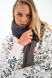 SEQUIN TURTLENECK SWEATER - Nakhle.Ets - Blouse