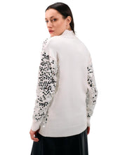 SEQUIN TURTLENECK SWEATER - Nakhle.Ets - Blouse