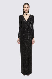 SEQUIN TWIST GOWN - Nakhle.Ets - Dresses