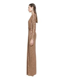 SEQUIN TWIST GOWN