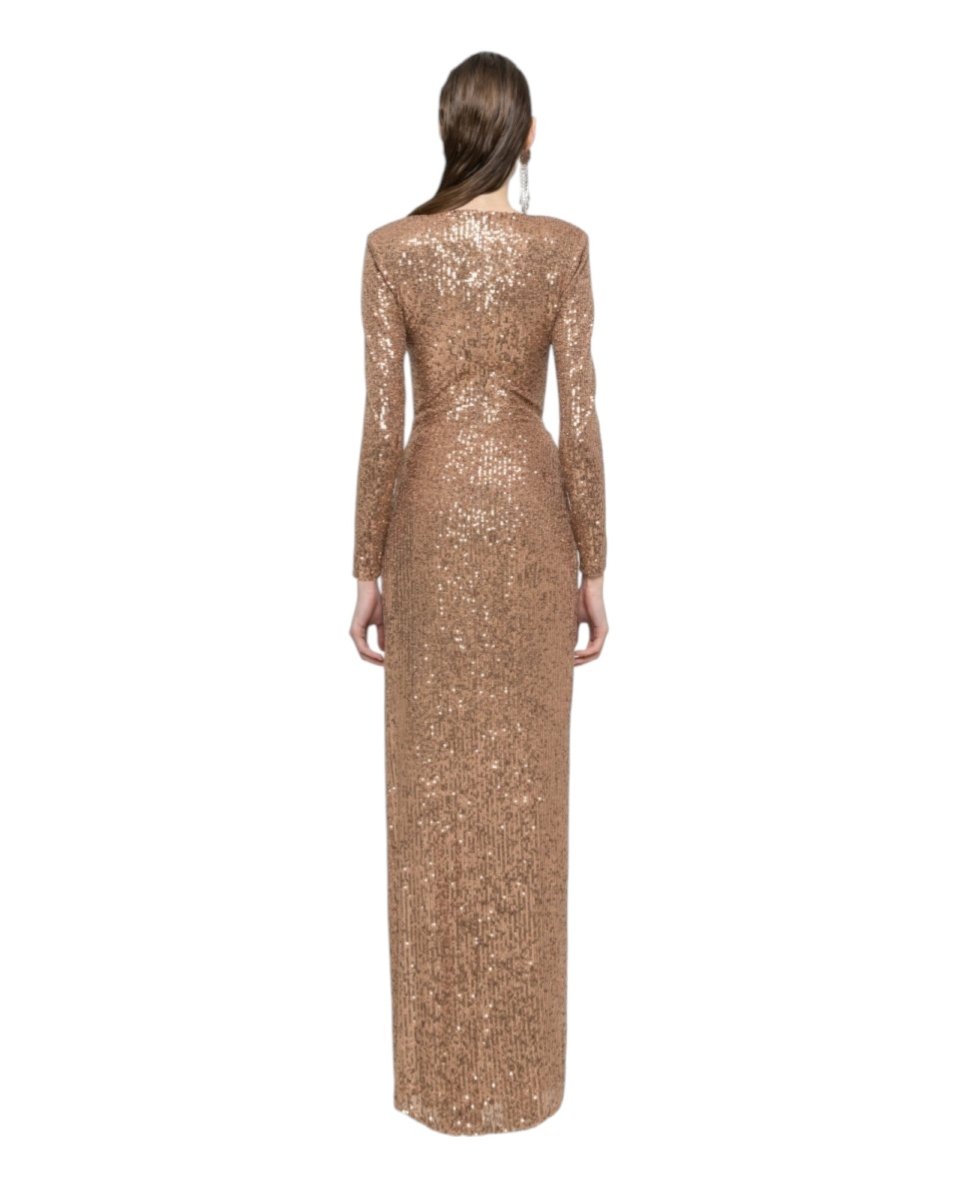 SEQUIN TWIST GOWN - Nakhle.Ets - Dresses