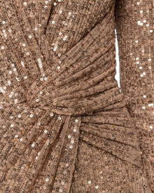 SEQUIN TWIST GOWN