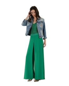 SHEER FLOWY PALAZZO PANTS