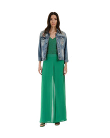 SHEER FLOWY PALAZZO PANTS