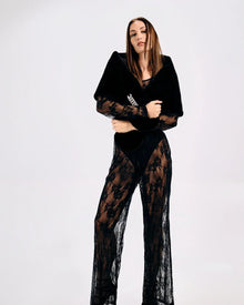 SHEER LACE TWO-PIECE SET