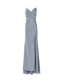 SHIMMER LACE-UP GOWN