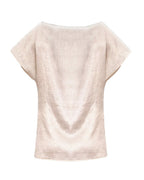 SHIMMER WRAP TEXTURED TOP 