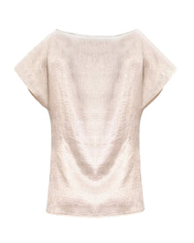 SHIMMER WRAP TEXTURED TOP