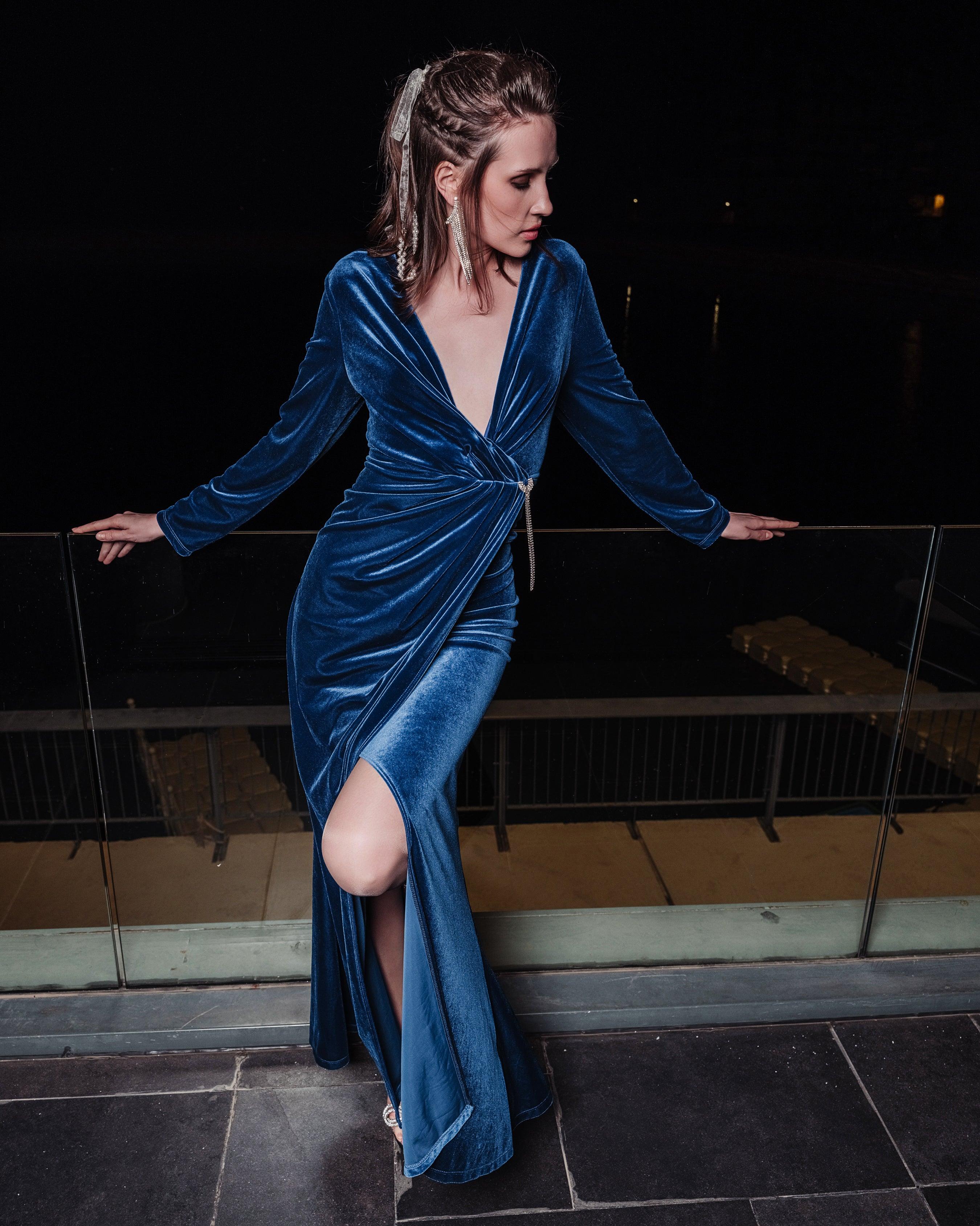 Velvet Long Dress