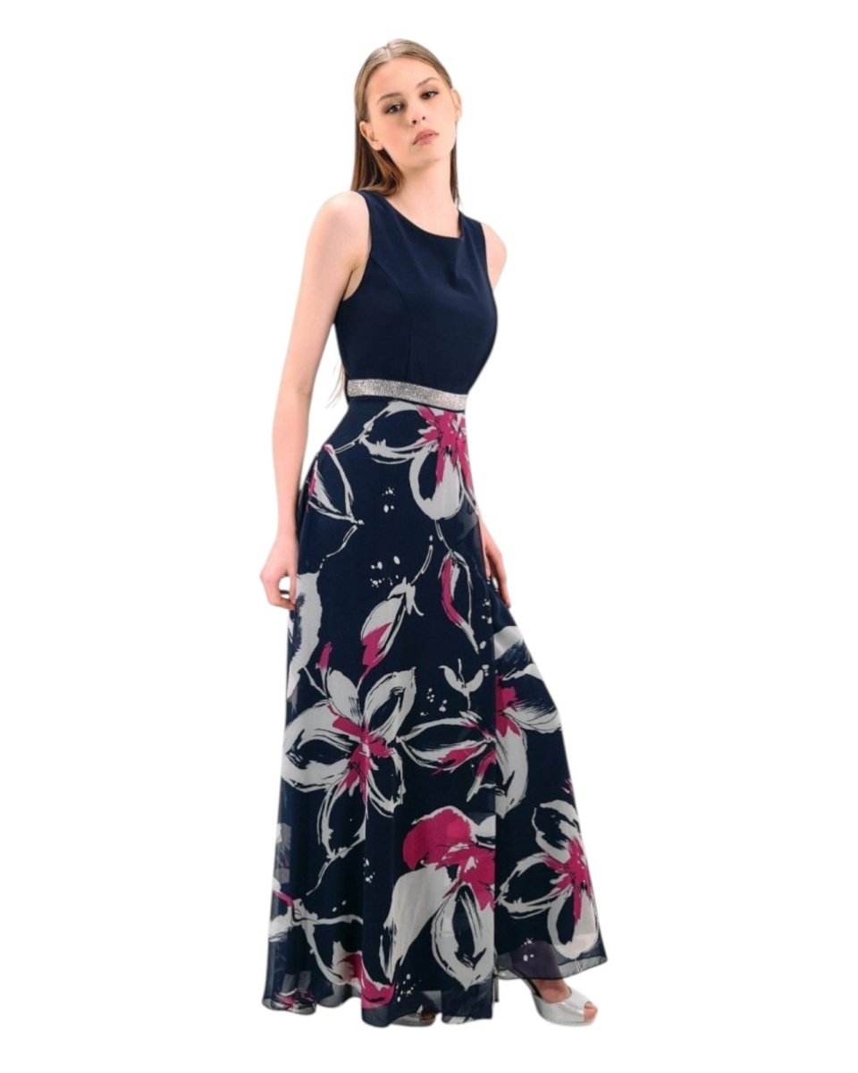SLEEVELESS FLORAL PRINT DRESS - Nakhle.Ets - Dresses