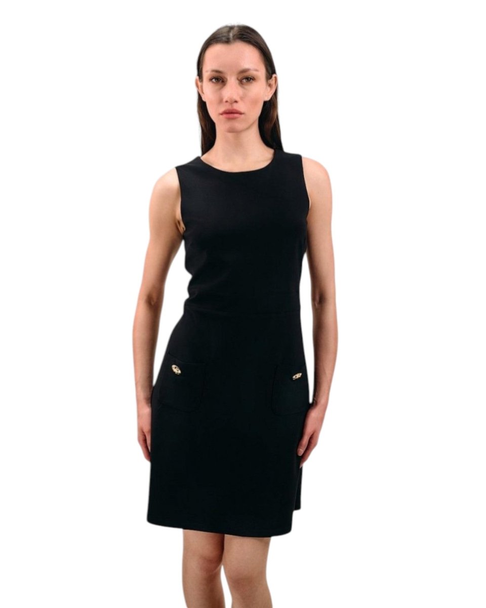 SLEEVELESS POCKET DRESS