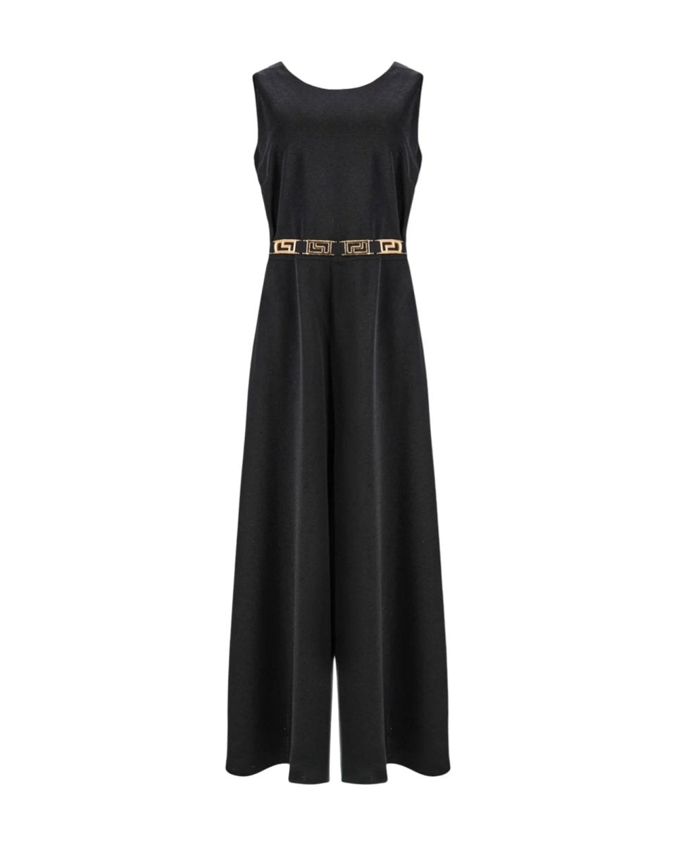SLEEVELESS WIDE-LEG JUMPSUIT