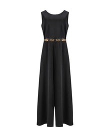 SLEEVELESS WIDE-LEG JUMPSUIT