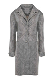 SNAKE - PRINT TAILORED COAT - Nakhle.Ets - Coats