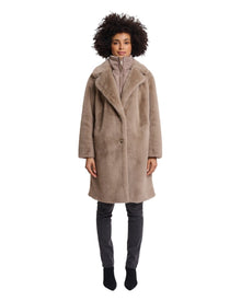 SOFT FAUX FUR COAT