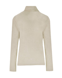 STRETCH JERSEY TURTLENECK