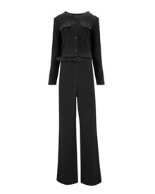 STRUCTURED BELTED TWO-PIECE SET