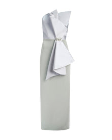STRUCTURED BOW DRESS