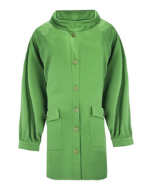 STRUCTURED BUTTONED DRESS