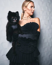 STRUCTURED FLORAL TOP 