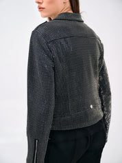 STUDDED BIKER JACKET - Nakhle.Ets - Jackets